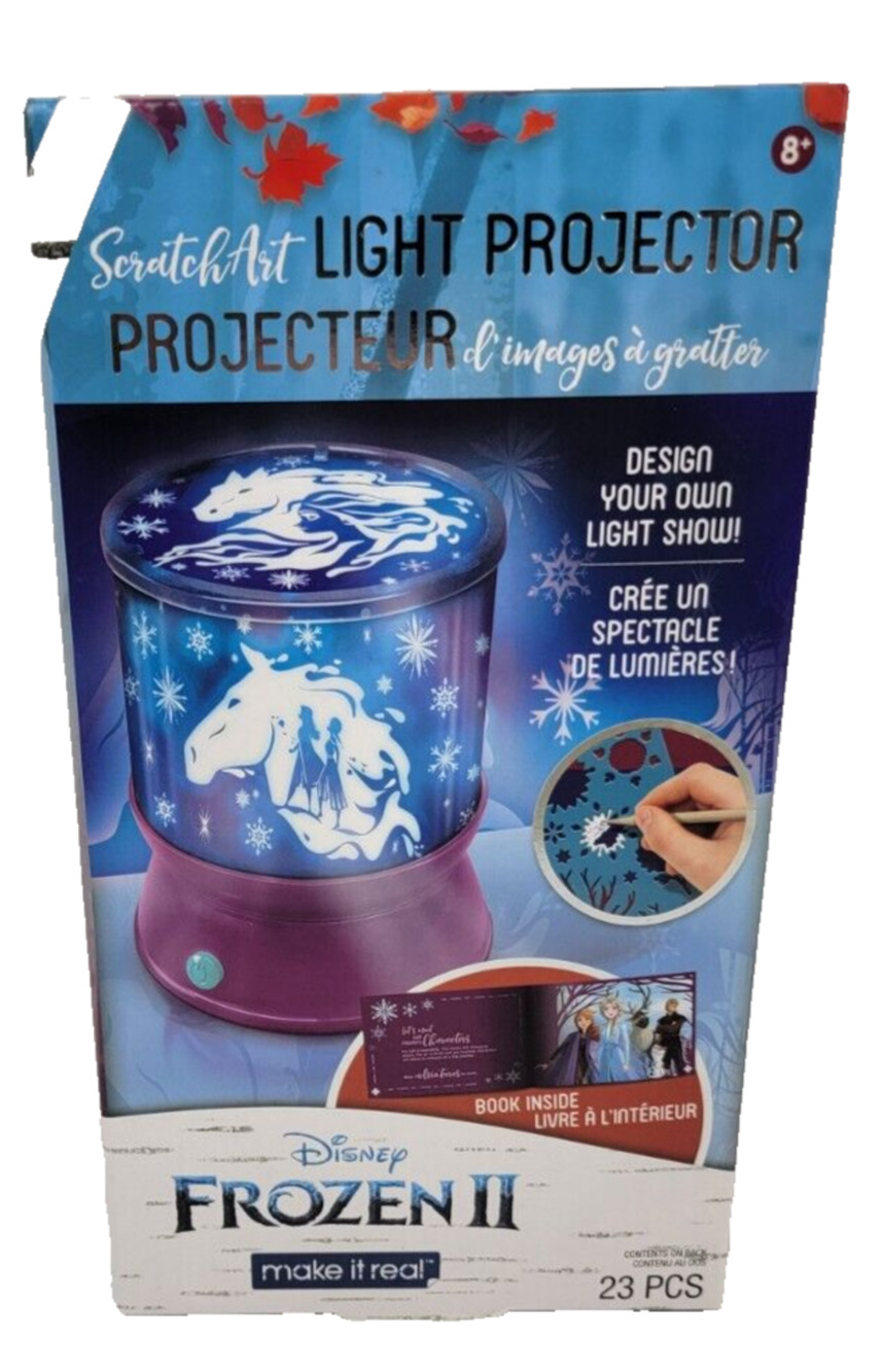 Disney Frozen II Scratch Art Light Projector Anna Elsa New in Box NIB
